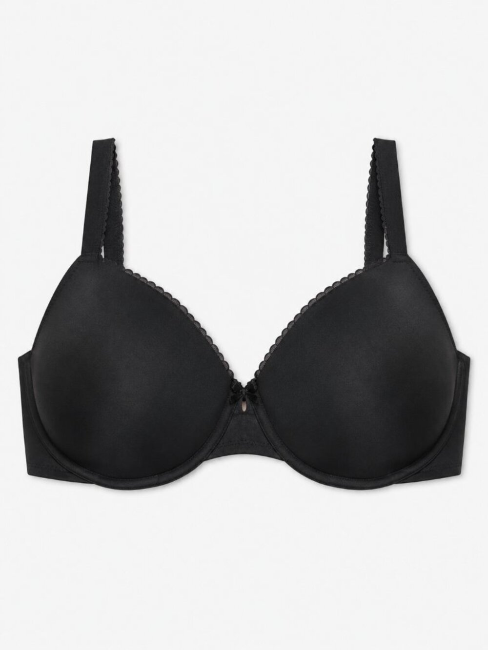 Paramour by Felina Sensational Underwire T-Shirt Bra 36H Black